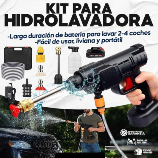 HIDROLAVADORA INALAMBRICA + 2 BATERIAS DE REGALO